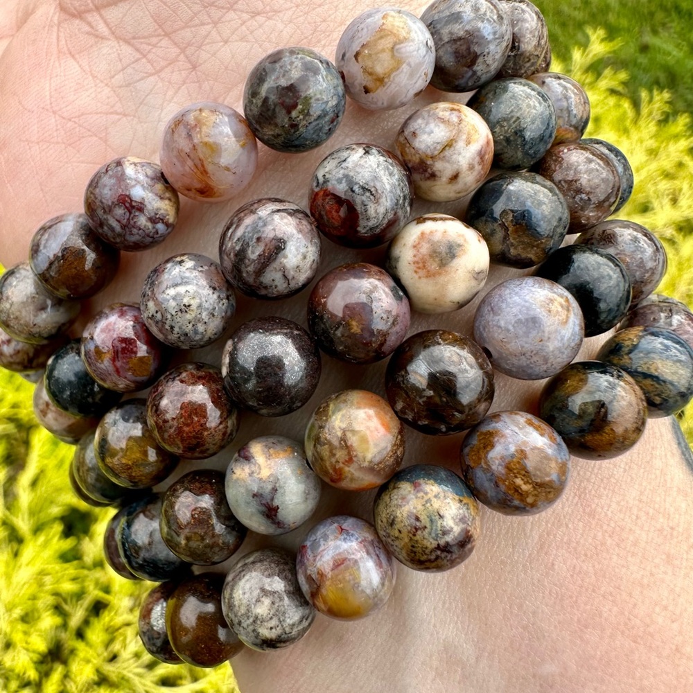 8mm Pietersite Beaded Bracelet